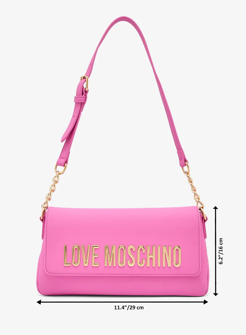 Love Moschino  Bold Love GRS PU Shoulder Bag for Women | Best Price UAE